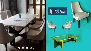 customized marble top dining set manufacturers in bangalore