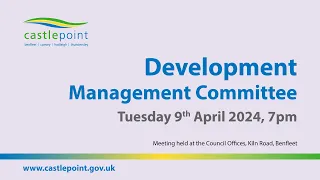 Development Management Committee - Tuesday 9th April 2024