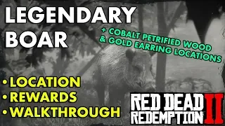 Red Dead Redemption 2 - Legendary Boar + Crafting Boar Tusk Talisman (Location/Guide)