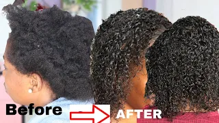 JHERI  CURLl ACTIVATOR ON NATURAL HAIR TYPE 4C
