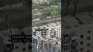 Chasiv Yar: A City in Ruins Amidst Russian Attacks. #breaking #warinukraine #heartbreaking