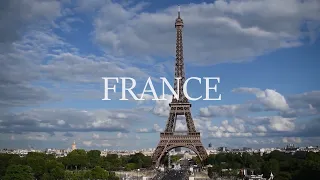 France | Paris | Eiffel Tower | Country | Cinematic | Relaxing | Drone | On Screen Traveling