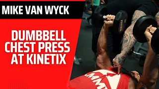 Dumbbell press with mike van wyck