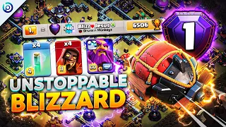 #1 Player in the WORLD CRUSHES TH15 Bases with OP BLIZZARD LALO Trick!