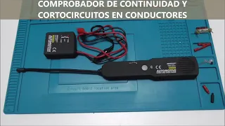 COMPROBADOR DE CONTINUIDAD Y CORTOCIRCUITO DE CONDUCTORES ELECTRICOS