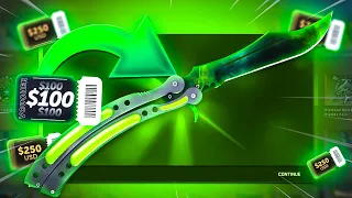How to Turn $100 Into a Butterfly GAMMA DOPPLER! | KeyDrop Case Opening
