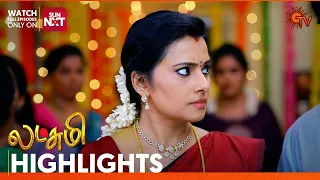 Lakshmi - Highlights | 06 June 2024 | New Tamil Serial | Sun TV