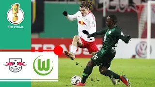 RB Leipzig vs. VfL Wolfsburg | Full Game | DFB-Pokal 2018/19 | Round of 16