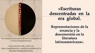 Escrituras  descentradas  en  la era  global.