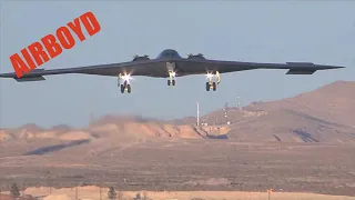 B-2 Bomber Landing Nellis (2014)