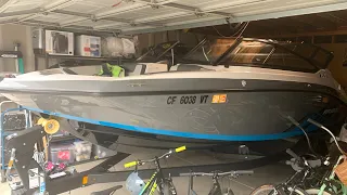 2021 Yamaha AR190 Jet Boat Full Walkthrough-And It Does Fit In A Standard Size Garage!