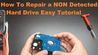 How to repair a hard drive That is not detected Easy Tutorial 2017 ✔