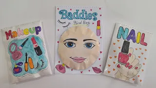 Roblox Makeup baddies Blind bag Paper 💅 ASMR💖satisfying opening blind box / Handmade/paper diy mahsa