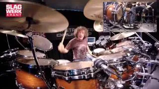 Simon Phillips - drumsolo - Clinic Tour Netherlands April May 2014 -