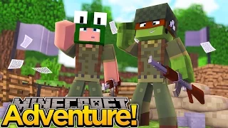 Minecraft Adventure - TINYTURTLE AND LITTLELIZARD JOIN THE ARMY