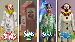 Sims 1 vs Sims 2 vs Sims 3 vs Sims 4 - Tragic Clown