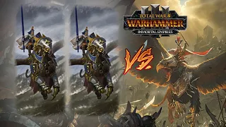 DOUBLE HIPPOGRYPH KNIGHT - Empire vs Bretonnia | Total War Warhammer 3