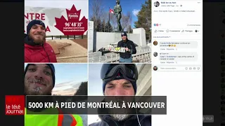 5000 km à pied de Montréal à Vancouver