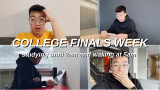 COLLEGE FINALS WEEK | studying until 2 AM and waking up at 5 AM *how to STAY FOCUSED during EXAMS*