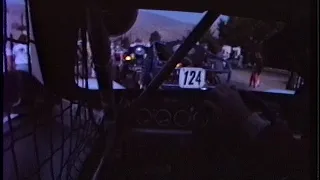 Ivan Stewart in car from the 1991 Baja 1000.