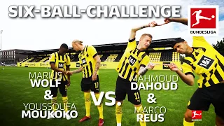 Reus & Dahoud vs. Moukoko & Wolf | BVB Six Ball Target-Challenge