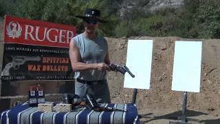 Master Gunfighter, Shooting Two Guns Blindfolded