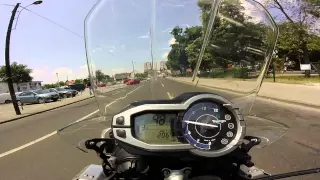 Triumph Tiger 800 xc acceleration, when the scooter thinks faster than enduro!