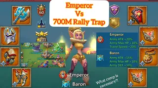 EMPEROR vs 700M rally trap🗿 Lords Mobile @kjgamerzzyt6969