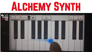 How to use the ALCHEMY SYNTH in GarageBand iOS (iPad/iPhone)