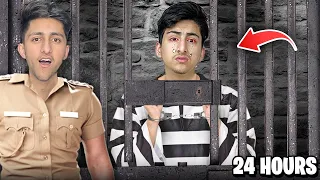 I Put My Little Brother In Dangerous Jail For 24 Hours !
