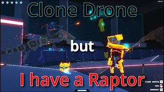 Beating STORY MODE with a RAPTOR (clone drone in the danger zone)