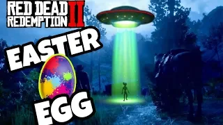 RED DEAD REDEMPTION 2 - ALIEN UFO EASTER EGG FULL (HOW TO SPAWN ALIEN SHIP/UFO & CIGARETTE CARD)