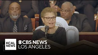 Mayor Karen Bass celebrates the life of Rev. Dr. Cecil L. "Chip" Murray at his Homecoming Celebratio