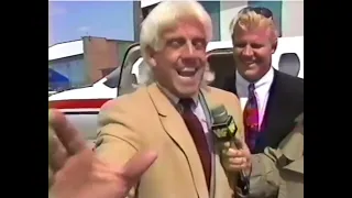 Ric Flair and Mr Perfect WWF Superstars with a message for Miss Elizabeth! April 4th 1992
