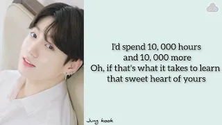 JUNGKOOK (정국) - 10,000 Hours Lyrics