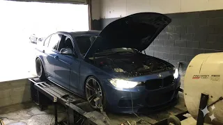 2013 BMW 335i 6MT Dyno 383whp, 494trq - Full Bolt Ons, BM3 software on 93 octane, Stock Turbo