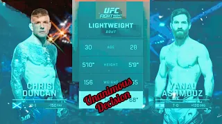 Chris Duncan vs Yanal Ashmoz | Full Fight Resume