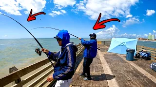 We Caught The BIGGEST FISH At The Pier!