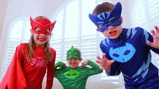 PJ Masks in Real Life 🍨 PJ Masks vs. Ice Cream Thief 🌟 PJ Masks Official