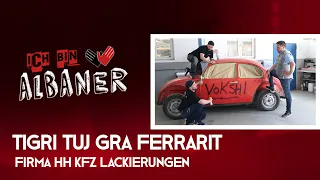 Tigri tuj gra Ferrarit (Firma HH KFZ Lackierungen)