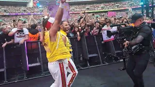 Young Bucks Entrance at AEW All In Wembley 2023