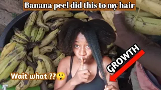 You will never throw away BANANA PEEL after watching this video,BANANA HAIR MASK for hair growth.