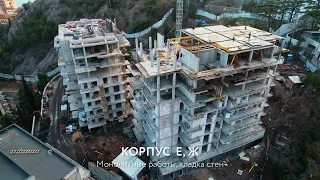 Ход строительства More.Yalta. Декабрь 2023