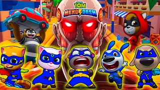 Talking Tom Hero Dash - Finishing the Game - Full Hero Blue & Defeat The Final Boss - Full HD