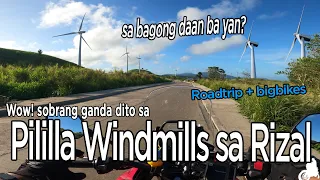 WINDMILLS KAGAYA SA ILOCOS? Pasyal tayo sa Pililla Rizal Windmills! | Breakfast Ride Malapit Edition