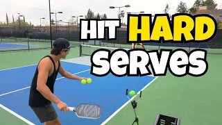 How to hit ACES with the "Open Stance Serve"