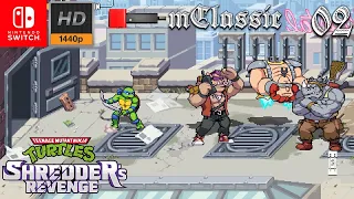Teenage Mutant Ninja Turtles Shredder's Revenge (2022) 1440p mClassic Nintendo Switch #2 Epi. 7-13