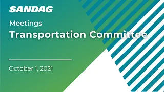 Transportation Committee - October 1, 2021