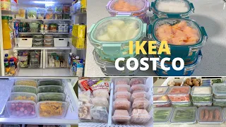 Food Preparation-Fridge Organization using COSTCO-IKEA containers#fridgeorganizationideas