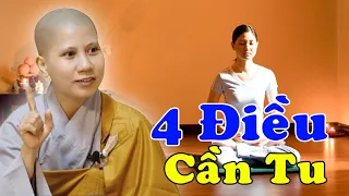 Sư Cô Giác Lệ Hiếu, Đạo Phật Ngày Nang Hàn Quốc Giảng | 4 Điều Phải TU TẬP Hằng Ngày